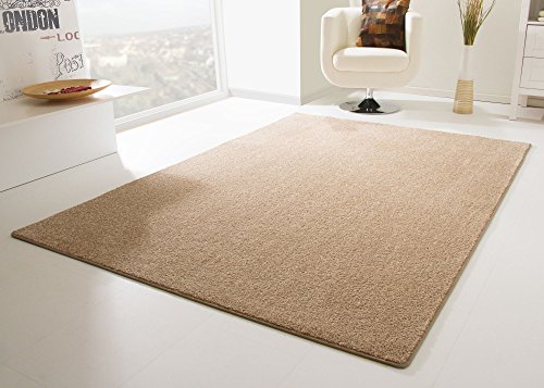 Designer Teppich Modern Cambridge in Sand, Größe: 160x230 cm