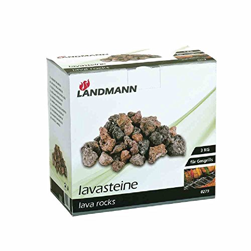 Landmann Lavasteine, Schwarz, 3 kg