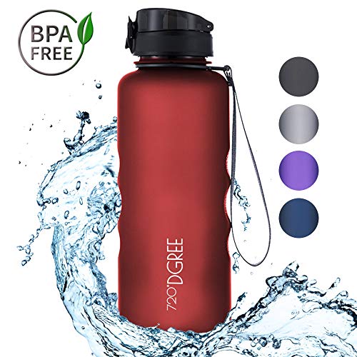 720°DGREE Trinkflasche “uberBottle“ - 1,5L | Wasserflasche Auslaufsicher | Sportflasche BPA-Frei | Schule, Sport, Wasser, Fahrrad