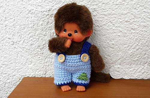 Trägerhose für Monchichi 20 cm Frosch