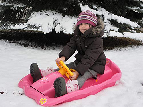 AlpenGaudi Unisex Jugend Space pink Schlitten, One Size
