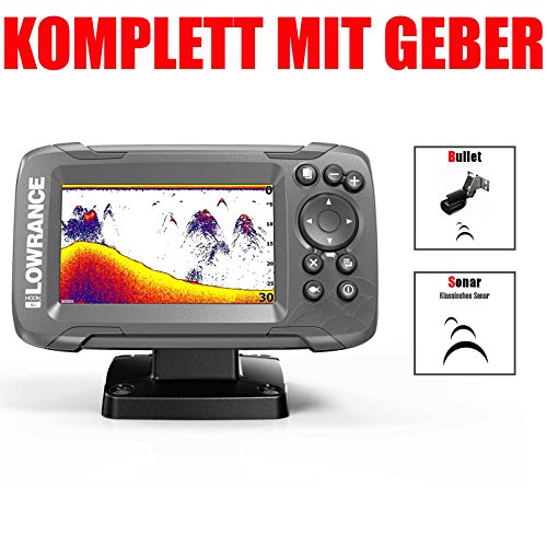 Lowrance 000-14013-001 Hook2 , Fischfinder, 10,92 cm (4,3 Zoll) Schwarz