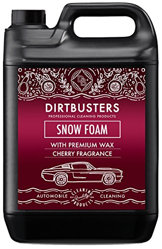 Dirtbusters Car Candy Snow Foam Auto-Shampoo, Reiniguer mit Hochglanzwachs, Kirschduft, professionelle Reinigung und Fahrzeugaufbereitng, Schneeschaum,Schnee schaum 5 l