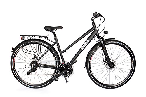 Gregster Damen Fahrrad Trekkingbike, Schwarz, 28, 36954