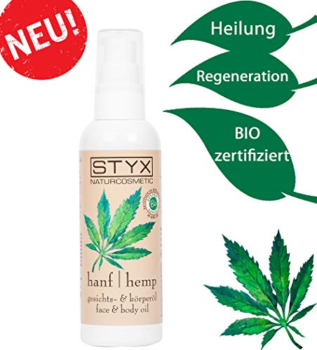 HANFÖL BIO kaltgepresst ** CBD Öl 100ml ** NATURKOSMETIK Gesichtsöl & Körperöl • PREMIUM Hanfsamenöl 100% rein • VEGAN & tierversuchsfrei • Hautöl reich an Omega-3 • universal für Haut Gesicht Körper