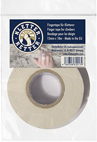 KletterRetter 15mm x 10m Fingertape für Kletterer und Boulderer