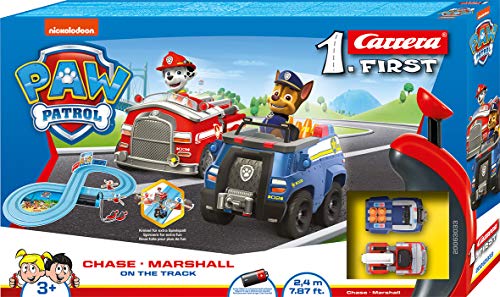 Carrera FIRST PAW Patrol On the Track 20063033 Autorennbahn Set ab 3 Jahren
