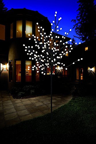 Premium LED-Baum / warm-weiß beleuchtet / verschiedene Größen / Lichterbaum für den Innen- und Außenbereich (150 cm mit 200 LED)