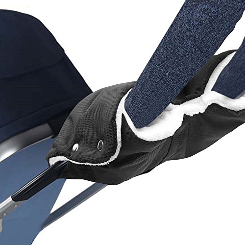 Infreecs Handwärmer Handschuhe Handmuff für Kinderwagen Buggy Kinderwagenmuff, Muff mit Fleece Innenseite, wasser- und windabweisend