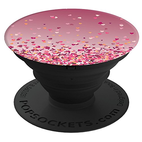 PopSockets: Ausziehbarer Sockel und Griff für Smartphones und Tablets - Heart Confetti
