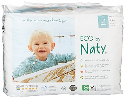 Naty by Nature Babycare Öko Höschen-Windeln - Größe 4 (8-15 kg), 1er Pack (1 x 22 Stück)