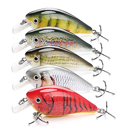 ELBFANG WOBBLER KUNSTÖDER-Set | Angel-KÖDER CRANKBAITS | HECHT BARSCH Zander Angeln | MIT KÖDERBOX
