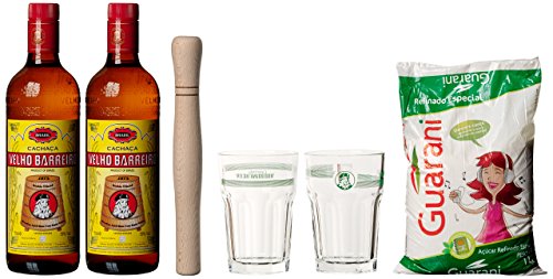 Velho Barreiro Caipirinha Set Cachaca (2 x 0.7 l)