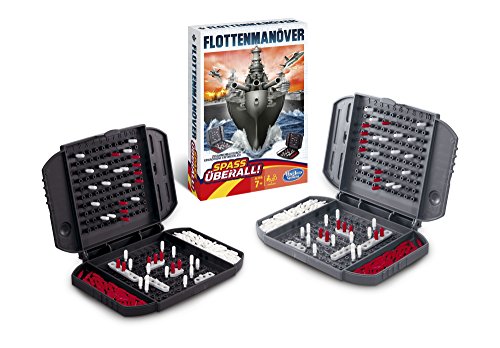 Hasbro Spiele B0995100 - Flottenmanöver Kompakt, Reisespiel