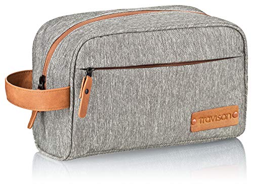 TRAVISON Premium Kulturtasche XL Herren und Damen, Sehr geräumig, Kulturbeutel mit Mehreren Innentaschen, Robust, Wasserabweisend