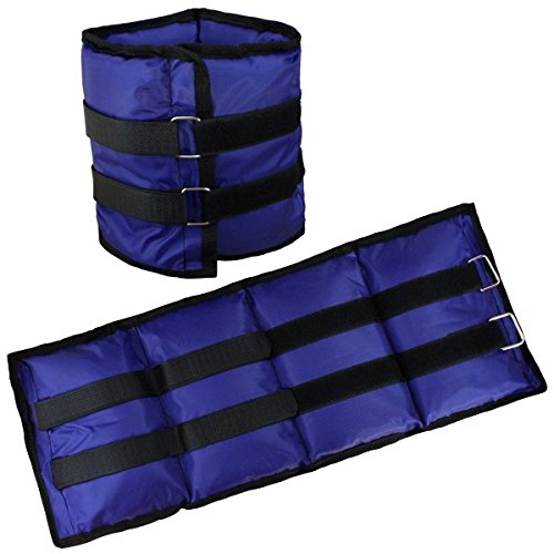 Gewichtsmanschetten Laufgewichte für Fuß- und Handgelenke 2 x 0,5 - 4 kg von BB Sport, Gewicht:2 x 4 kg