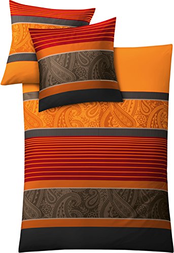 Kleine Wolke 6162334952 Bettwäsche Cambridge / 135 x 200 cm/Chili