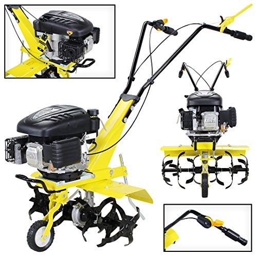 Benzin Gartenfräse Gartenhacke Motorhacke Bodenfräse 139cc Craftfull Kultivator 3,8kw (5,2PS) 2 Arbeitsbreiten 36cm / 60cm