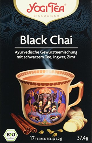Yogi Tea Black Chai Bio, 3er Pack (3 x 37 g)