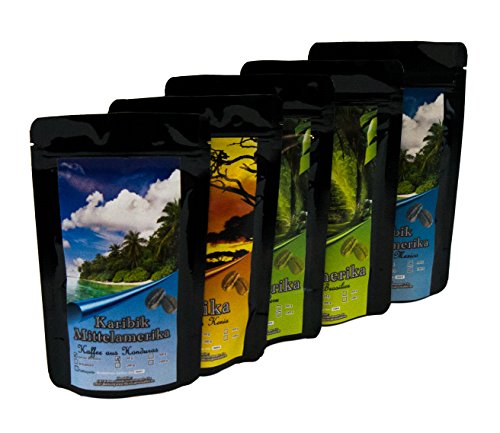 Geschenk Set - Länder Kaffee aus aller Welt - Gemahlener Kaffee im Geschenkkarton , das perfekte Geschenk