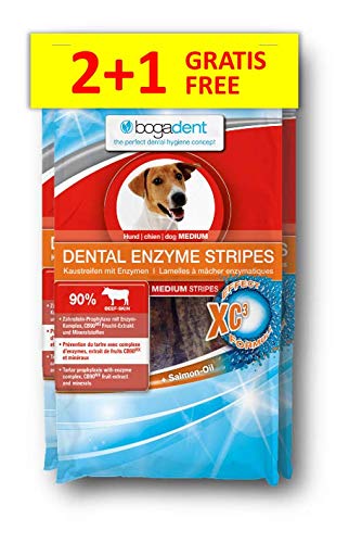 Bogadent Dental Enzyme Stripes Medium, 1er Pack (1 x 300 g)