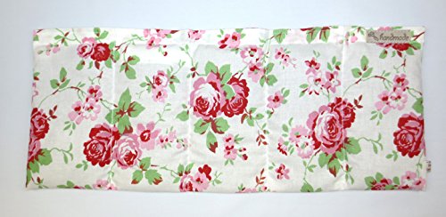 Körnerkissen Dinkelkissen (Kein Weizen) Wärmekissen ca. 50x20cm Rosali Blomma Rosen