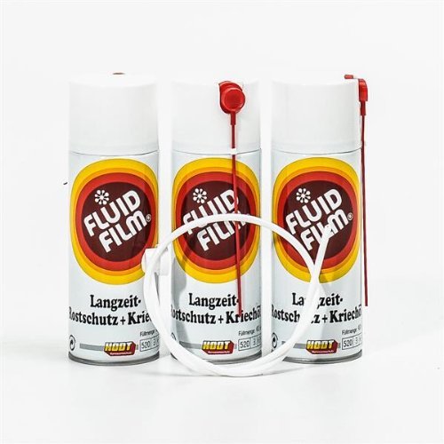 3x Fluid Film AS-R 400 ml Sprühdose + 1 Sonde 60cm Set