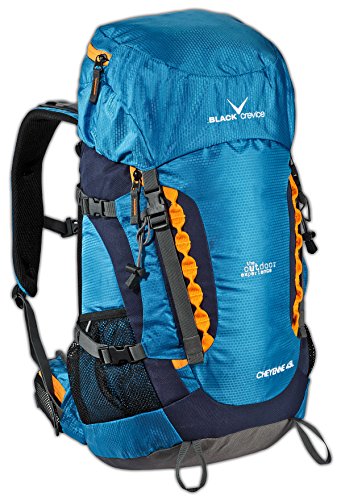 Black Crevice Unisex Wanderrucksack Cheyenne, blau, 62 x 30 x 20 cm, 45 Liter, BCR241001-BLU