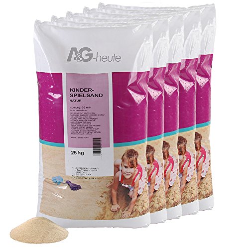 125kg Spielsand Quarzsand für Sandkasten Dekosand TÜV NORD geprüft TOP Qualität