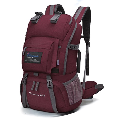 Mountaintop 40 Liter Erwachsene Wanderrucksack Trekkingrucksack Rucksack,55 x 33 x 20 cm