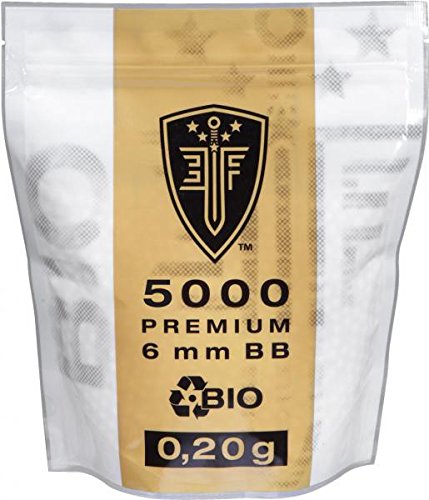 ELITE FORCE PREMIUM BIO BB Softairkugeln weiß 6mm 0,20g 5000 BBs