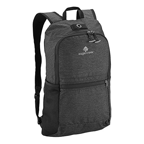 Eagle Creek Ultra Leichter Faltbarer Daypack mit Netzfach für Trinkflasche, schwarz