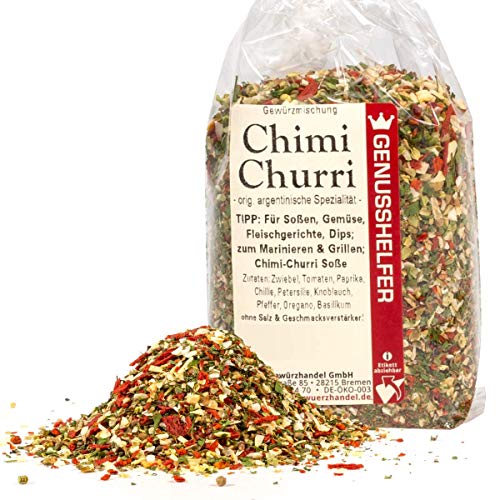 Chimichurri argentinische Gewürzmischung 80 Gramm geschrotet, ohne Zusatzstoffe & ohne Geschmacksverstärker - Bremer-Gewürzhandel Genuss leben.