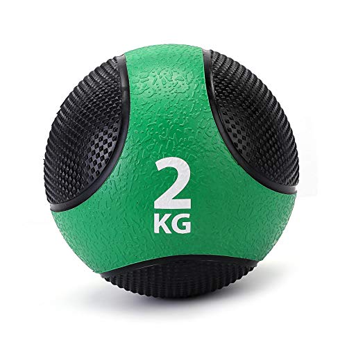 ZELUS Medizinball Slamball 2kg bis 8kg robuste strukturierte Oberfläche Trainingsball Fitnessball Gewichtsball Gymnastikball Krafttraining Ausdauertraining