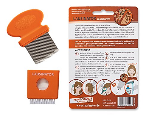 3-in-1 Metall-Mensch-Läusekamm Nissenkamm extra fein – Kinder und Erwachsene – original Lausinator