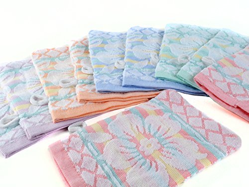 10 STÜCK FLAUSCHIGE FROTTEE WASCHLAPPEN, WASCHHANDSCHUH, SEIFTUCH, SEIFLAPPEN, WASCHFLECK