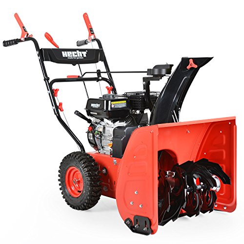 HECHT Benzin-Schneefräse 9556 Schneeschieber (56 cm Arbeitsbreite 4,0 kW / 5,5 PS)