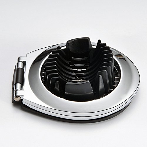 Makidar 3-in-1 Eierschneider Gekochtes Ei Compact Slicer Cutter Splittr wedger