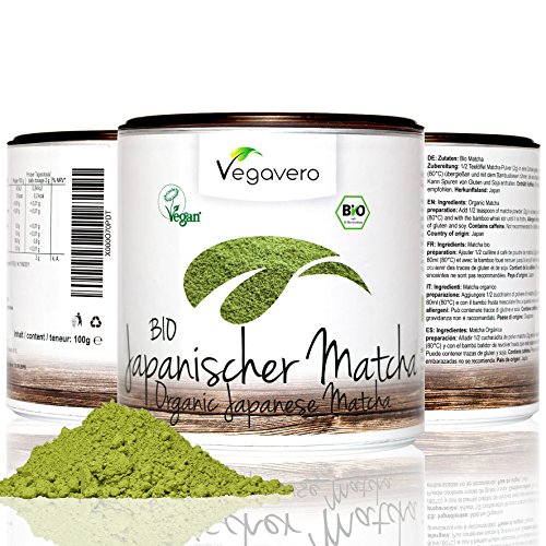 Vegavero Bio japanischer Matcha Tee, Matcha, 1er Pack (1 x 100g)