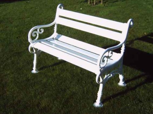 Blome Landhausbank weiss Linderhof 2-Sitzer