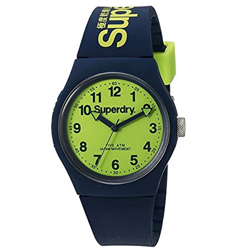 Superdry Herrenuhr Analog Quarz mit Silikonarmband - SYG164UN
