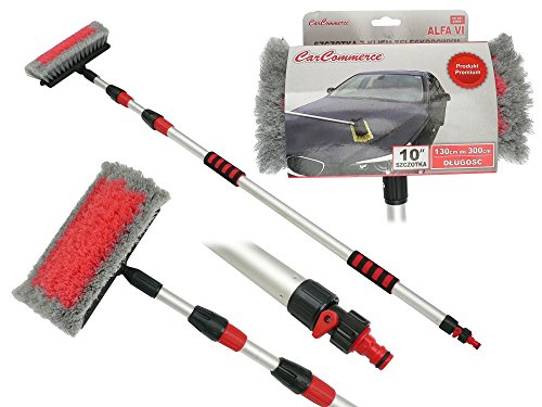 200 cm Autowaschbürste KFZ LKW ALU TELESKOP WASCHBÜRSTE