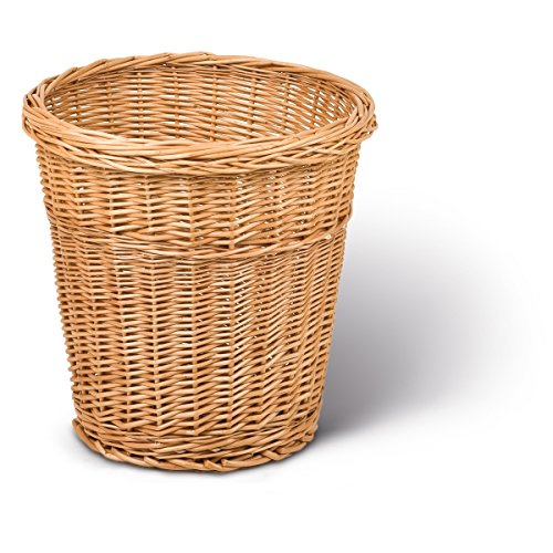 Papierkorb rund, braun, Ø 35cm x H 35cm