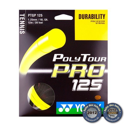 Yonex Saitenset Poly Tour Pro, Schwarz, 12 m, 0195220121000010