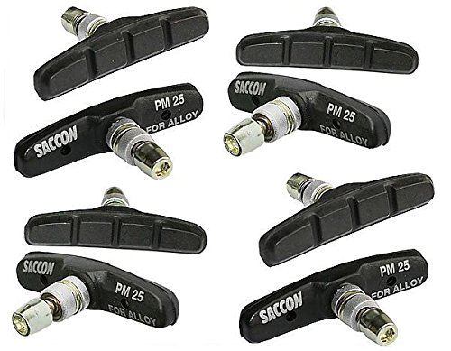Saccon V-Brake Bremssch 4 Paar PM 25 schwarz