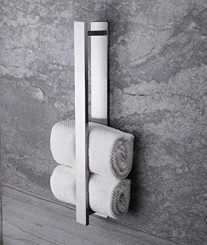 Ruicer Handtuchhalter Selbstklebend Handtuchstange Ohne Bohren Gästehandtuchhalter Edelstahl 40 cm