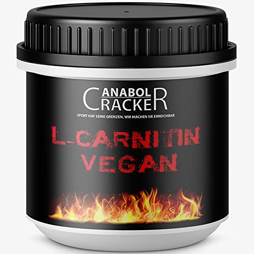 380 Kapseln L-Carnitin Vegan, hochdosiert 2000mg Tagesdosierung, für Veganer geeignet, ohne Zusätze, deutsche Qualität / Herstellung