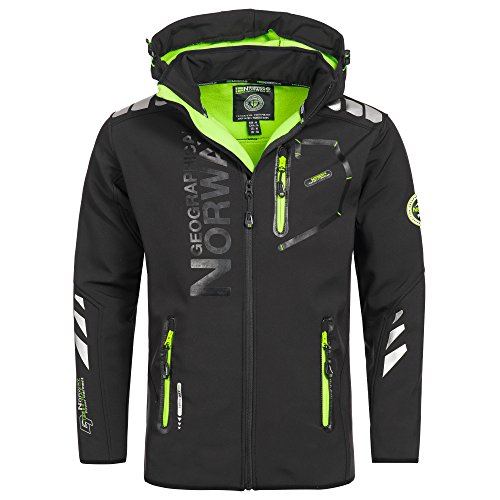 Geographical Norway Vantaa Herren Softshell Jacke Schwarz Gr. L