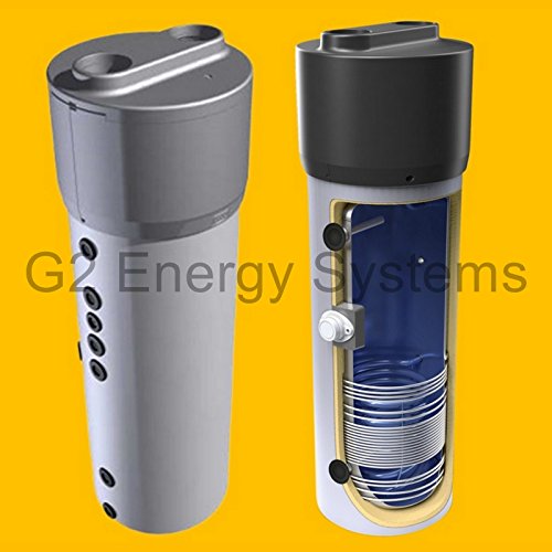 260 L Liter Luft Wasser Wärmepumpe mit Wärmetauscher Wasser Heizung Keller