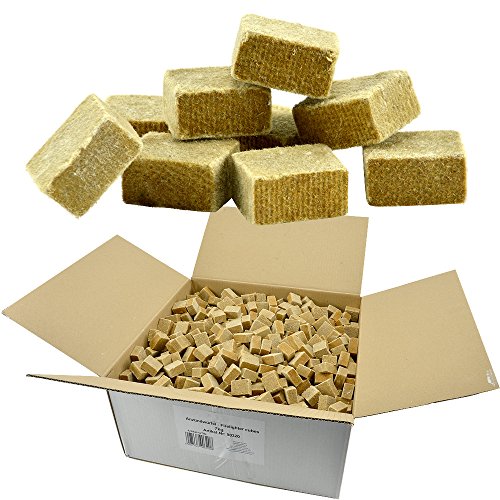 Öko Anzündwürfel 7KG Premium Holz-Wachs-Anzünder Kaminanzünder Holzanzünder Grillanzünder Brennholzanzünder Holzkohle Briketts Kaminholz
